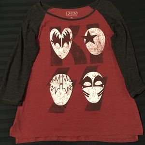 KISS Band Half Sleeve Shirt